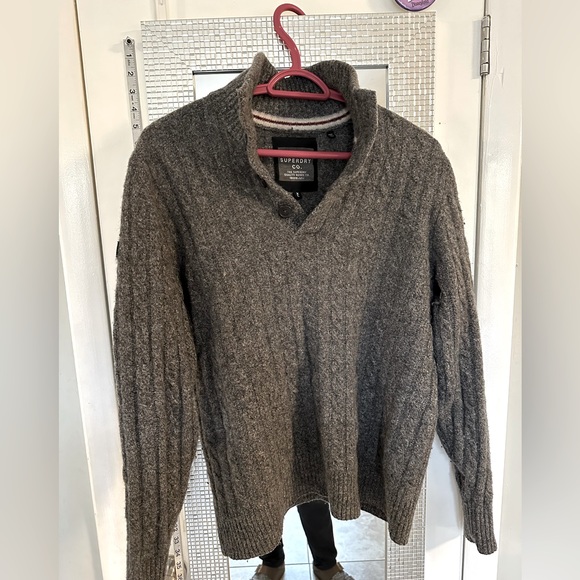 Men’s wool sweater medium Slim Large - Picture 1 of 4